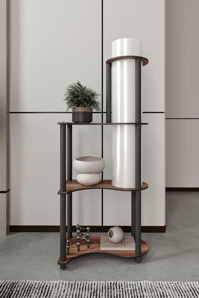 Opviq podna lampa KS-11122, 17x120 cm, IP20, crno-smeđa