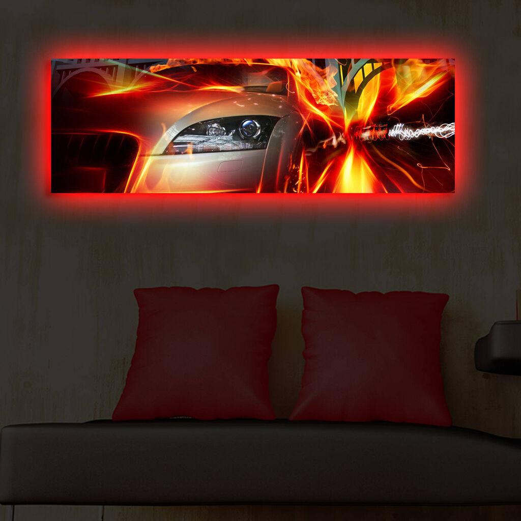 Zidna slika sa LED osvetljenjem 3090DACT-42, 30x90 cm