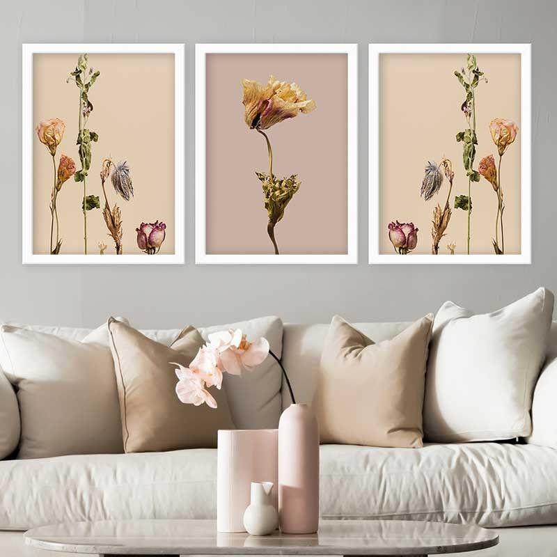 Wallity Set uramljenih slika 3BC_4540429, 3 dijela