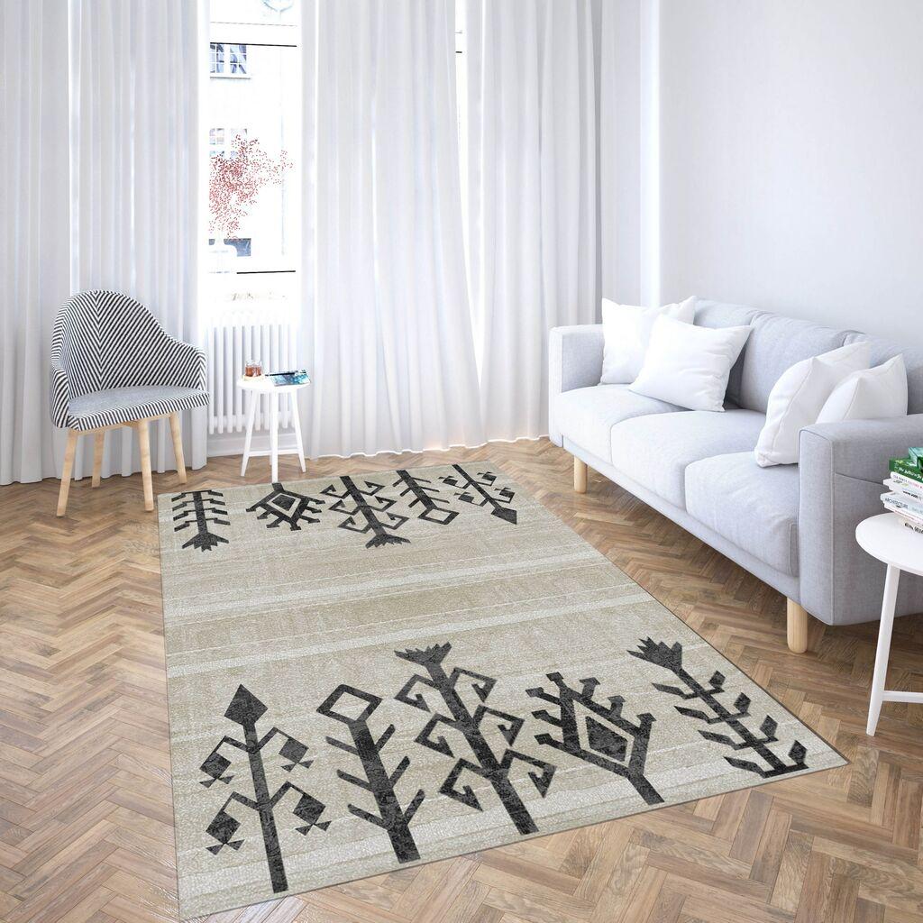 Conceptum Hypnose tepih CG_105, pravougaoni, 100 x 180 cm, siva