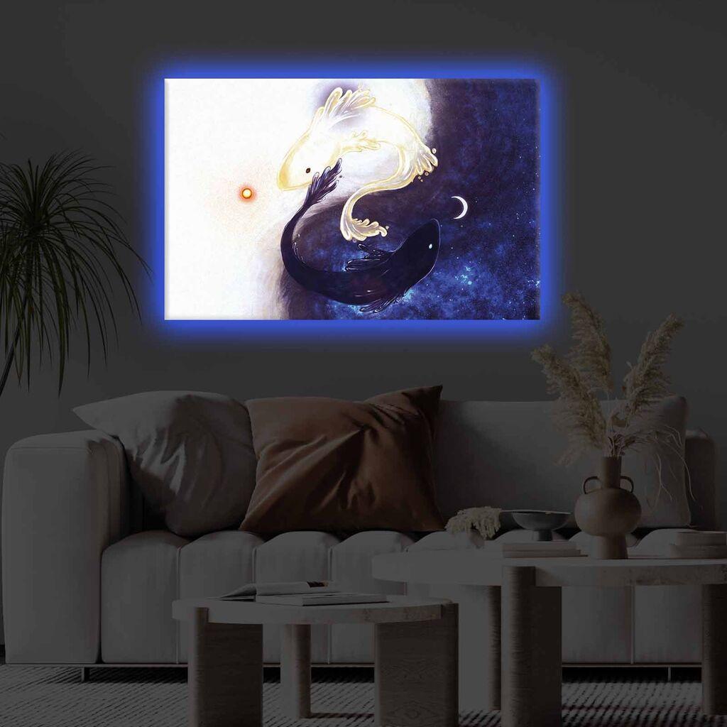 Zidna slika sa LED osvjetljenjem 4570KTLGDACT - 023, 45x70 cm