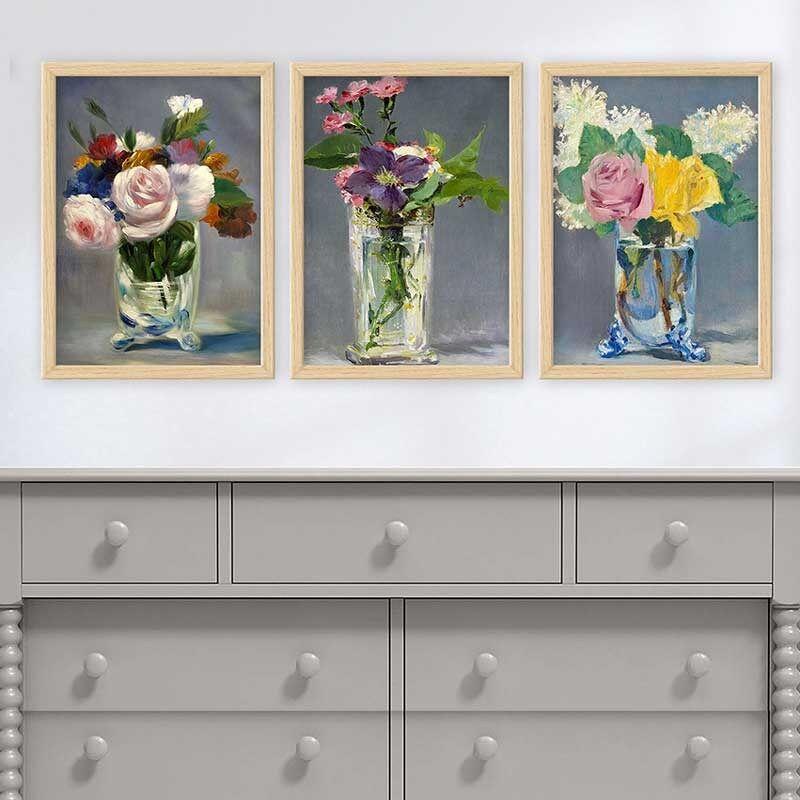 Wallity Set uramljenih slika 3NTC_UN7124565, 3 dijela