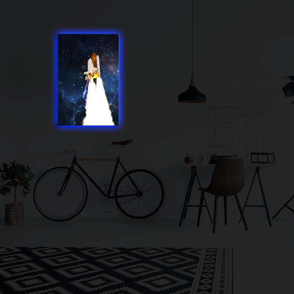 Zidna slika sa LED osvjetljenjem ABD-004, 45x70 cm