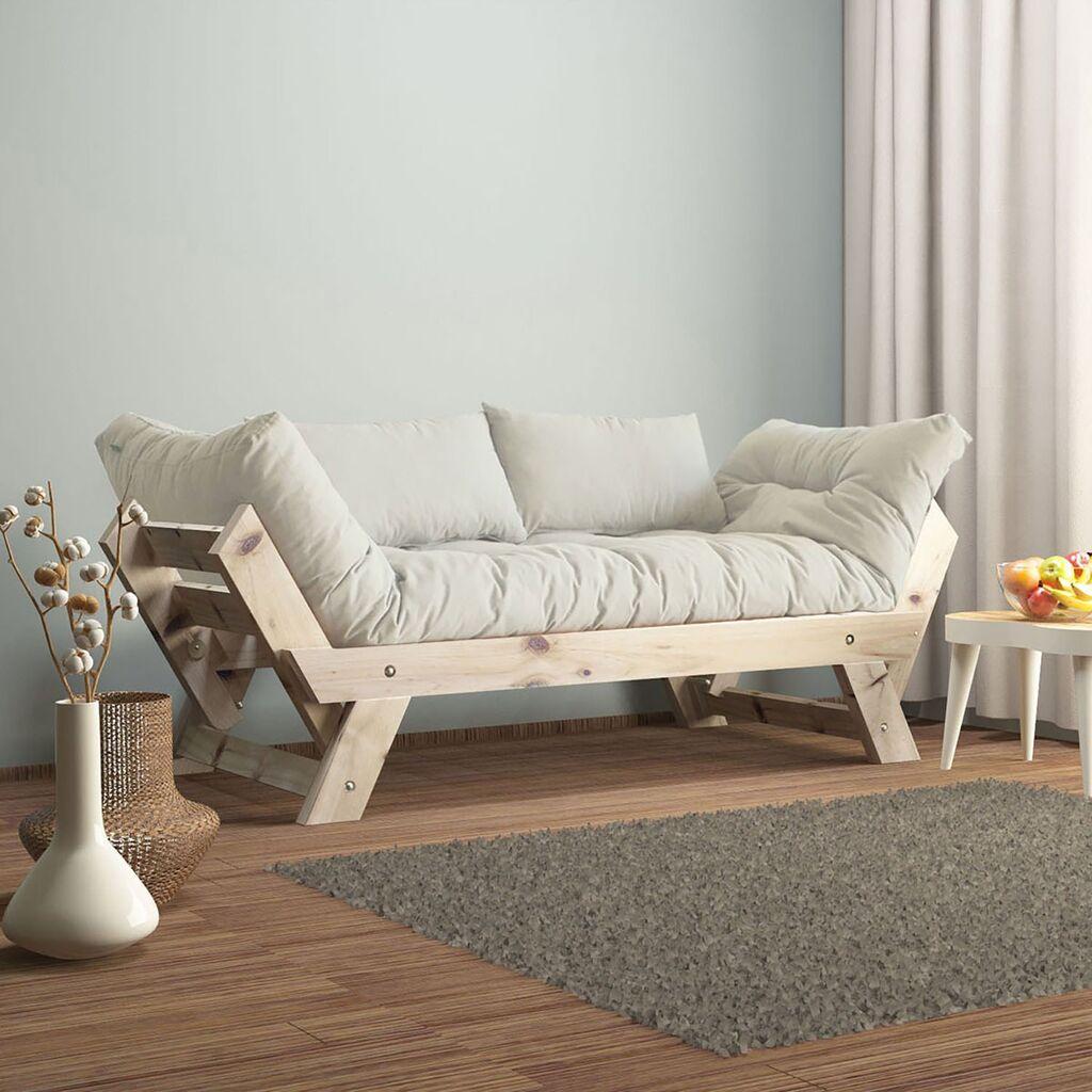 Hanah Home Garden dvosjed, prirodna i bijela boja