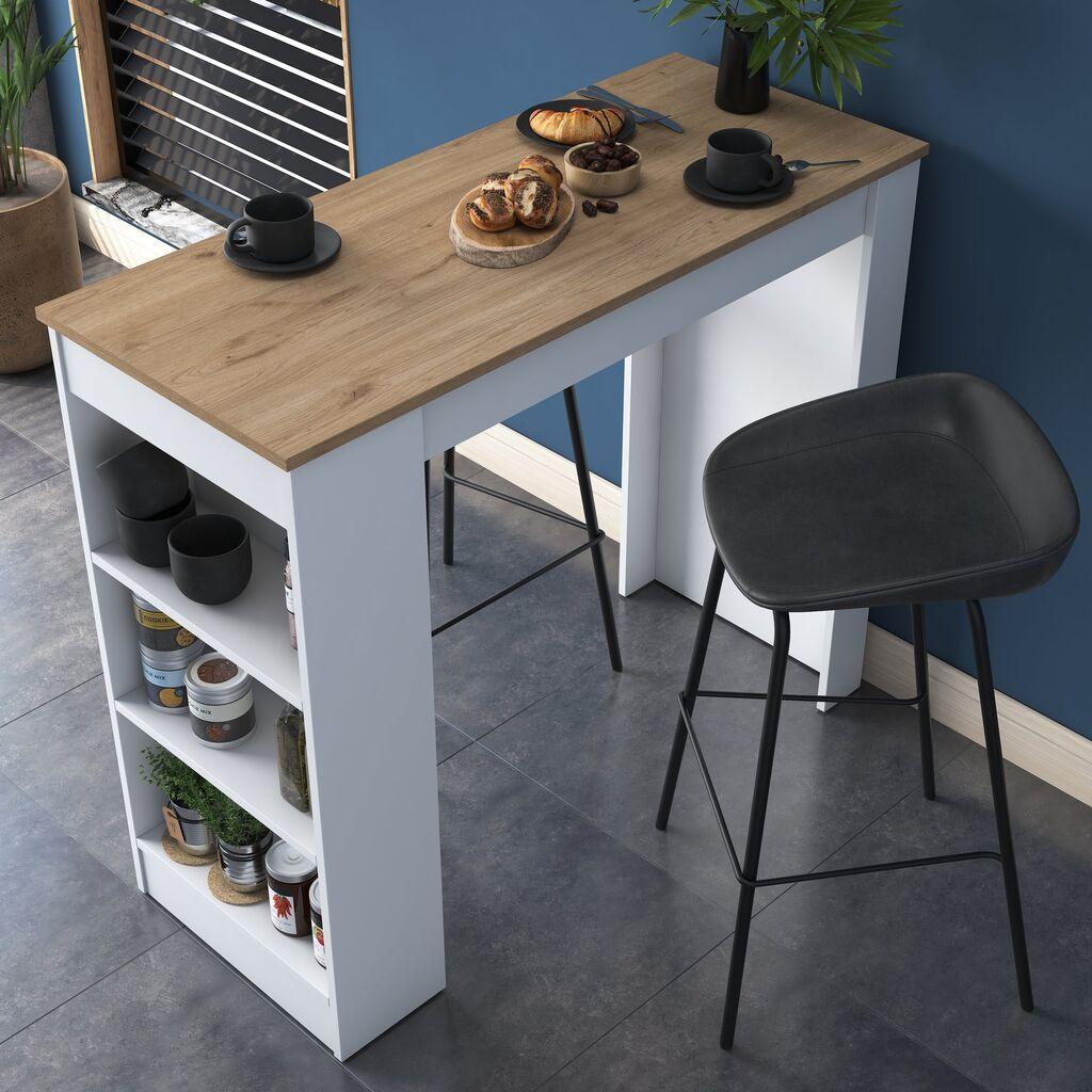 Hanah Home Barski sto JA103-2345, 120x100x50 cm, Bijeli