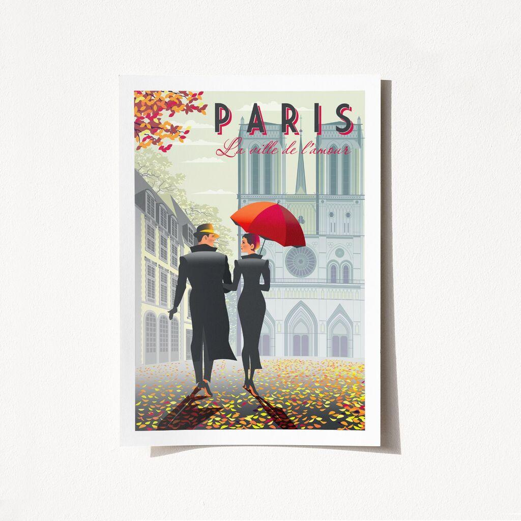 Wallity poster Pariz-1979, 21x29,7 cm