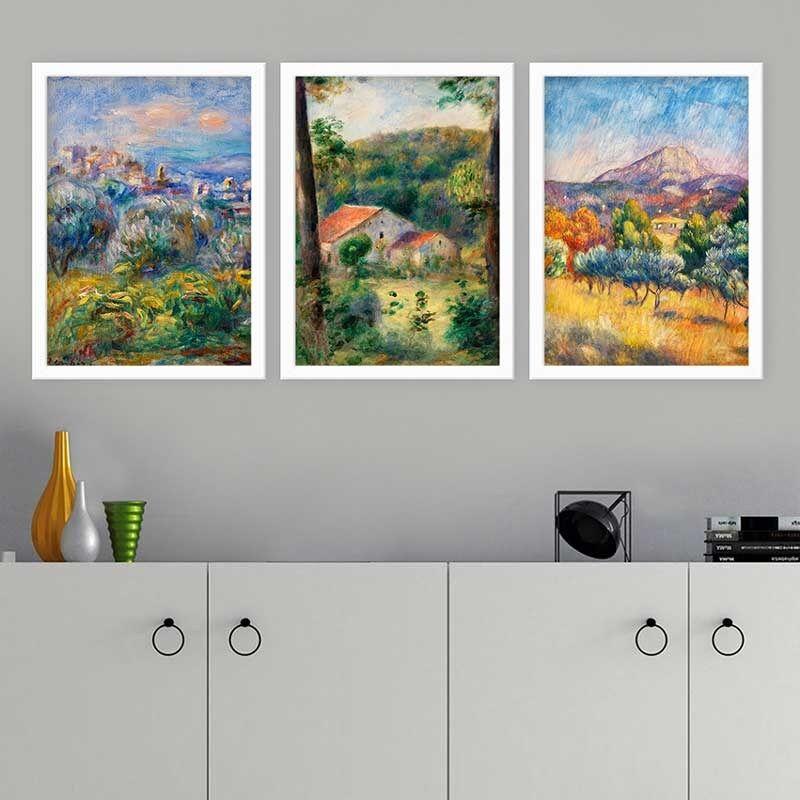 Wallity Set uokvirenih slika 3BC_UN894988, 3 dijela