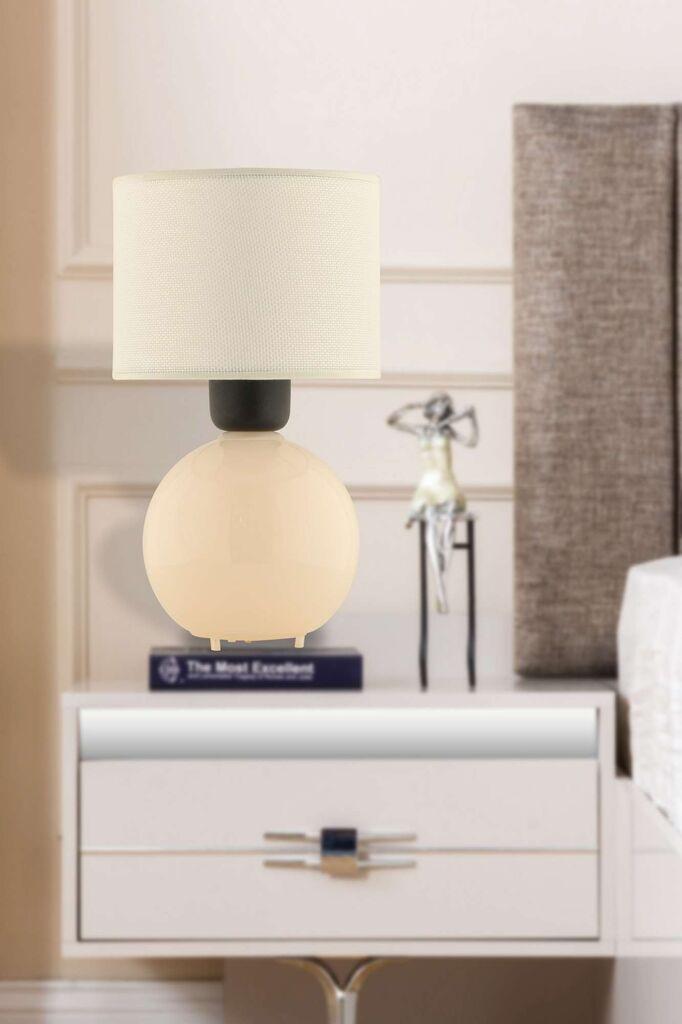 Opviq Stona lampa 64898, Bijela
