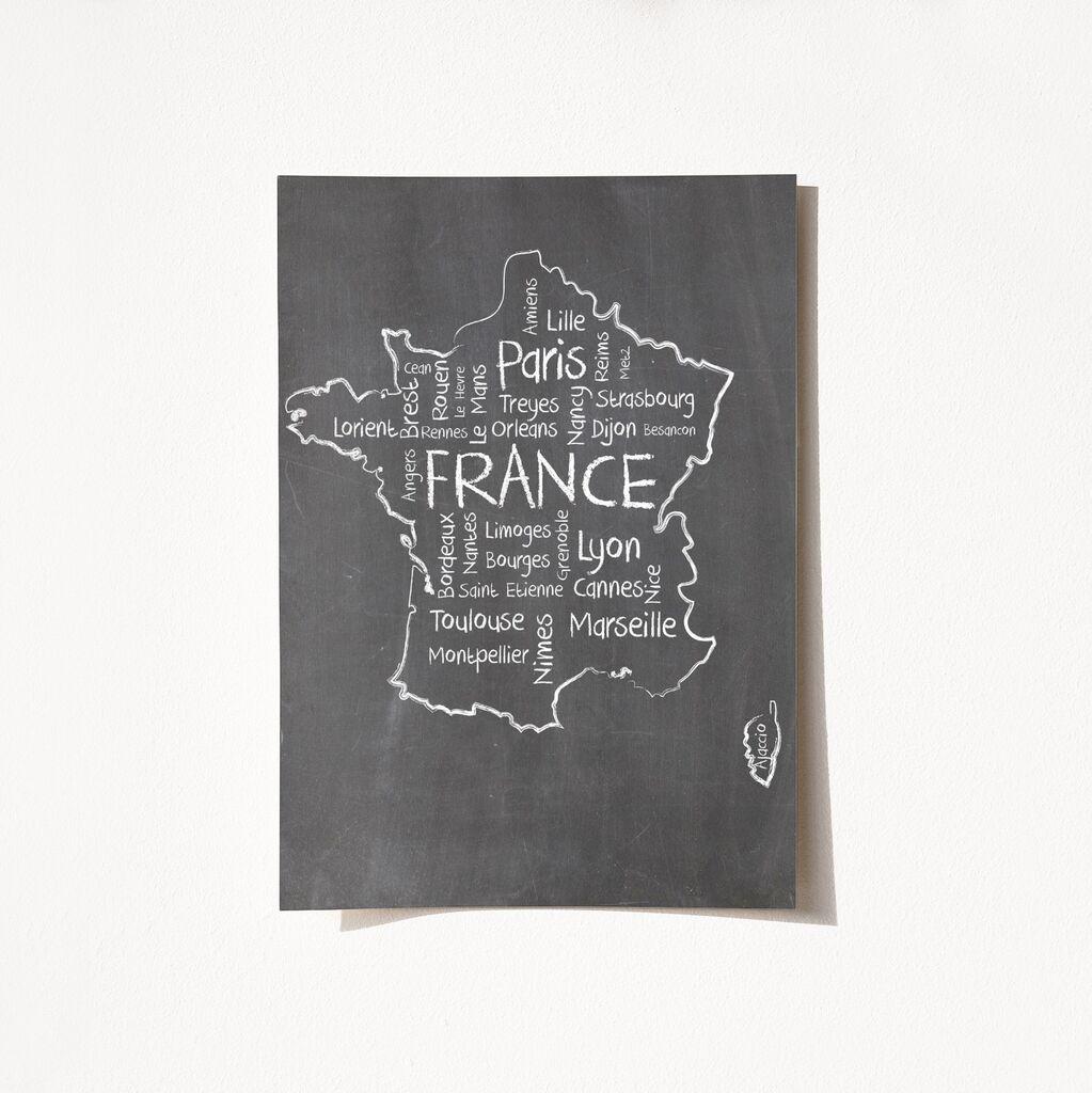 Poster Wallity Map-2058, 42x59,4 cm