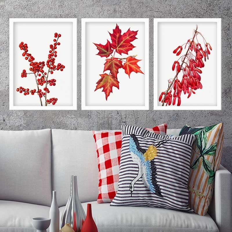 Wallity Set uramljenih slika 3BC_42613522, 3 dijela