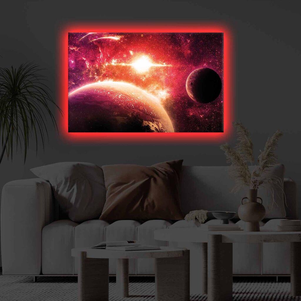 Zidna slika sa LED osvjetljenjem 4570KTLGDACT - 015, 45x70 cm