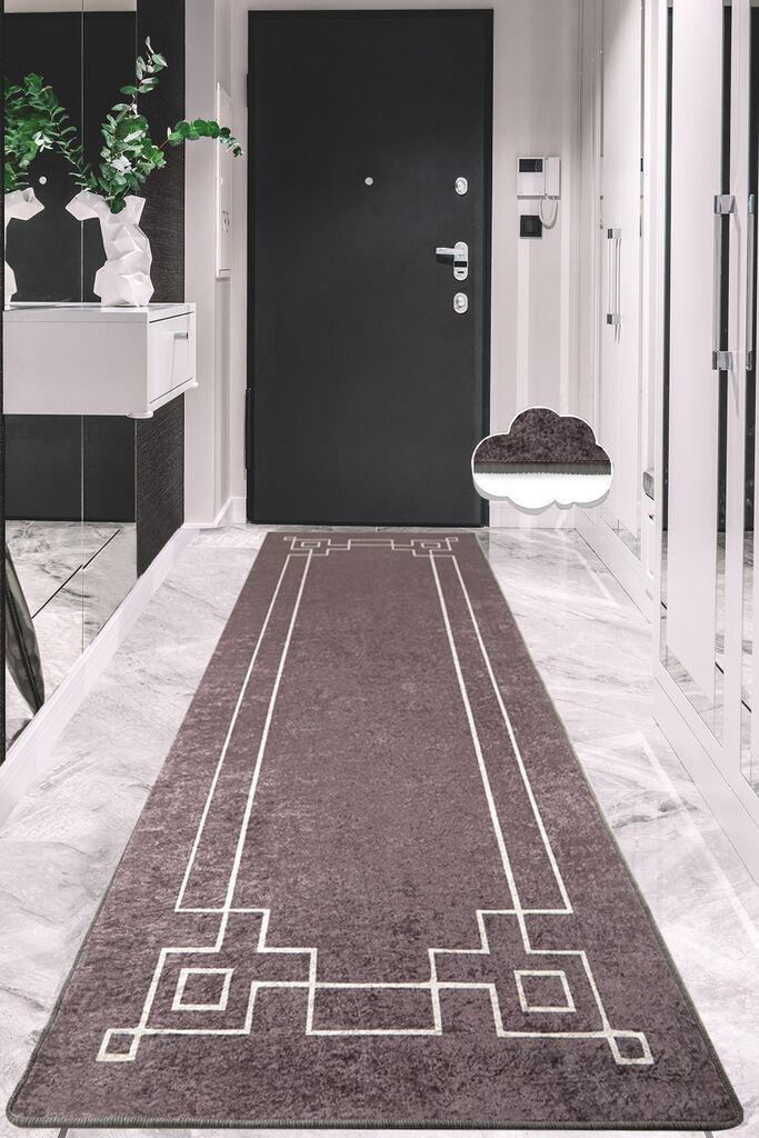 Conceptum Hypnose tepih kvadratni, pravougaoni, 100 x 300 cm, sivi