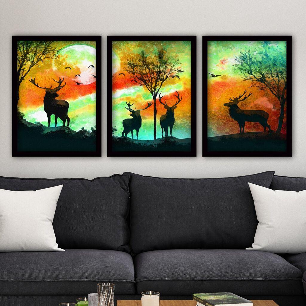 Wallity Set uramljenih slika 3SC46, 3 dijela
