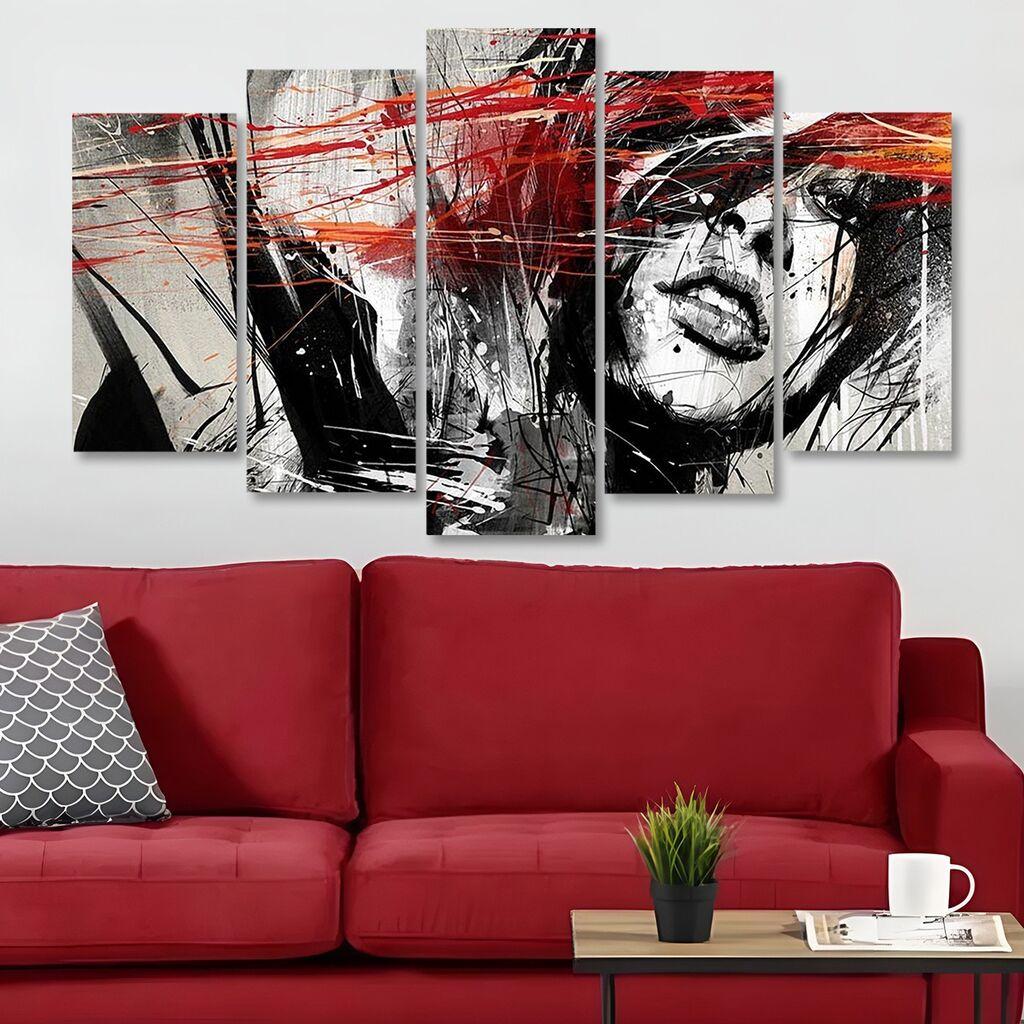 Wallity set figura 5MDF4528, 5 dijelova