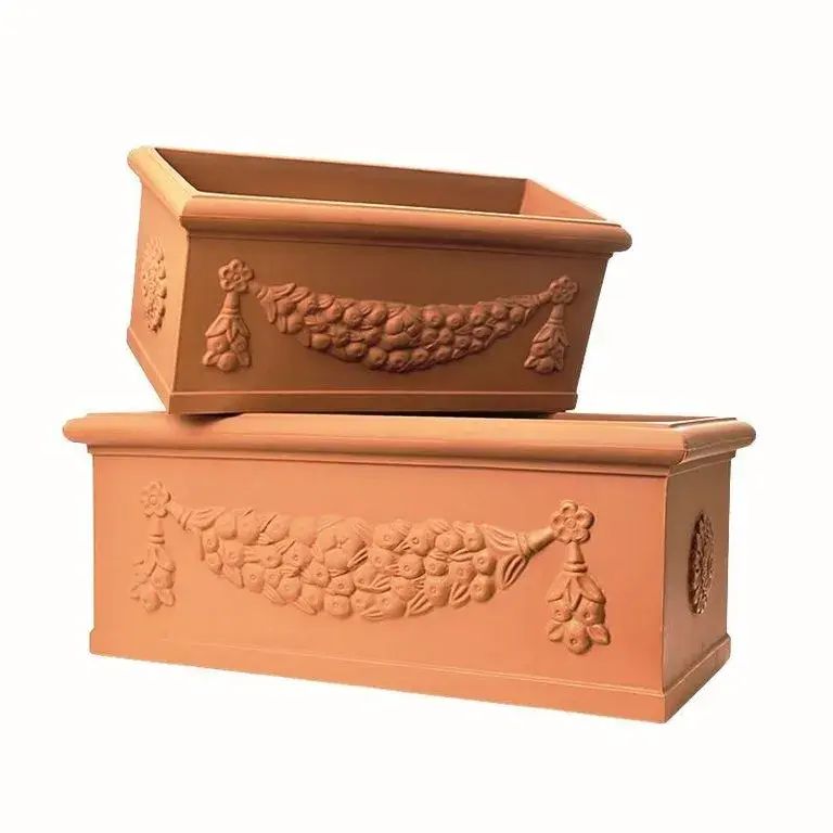 Idel Žardinjera Festonata, 96x44x39cm, 130l, Terakota