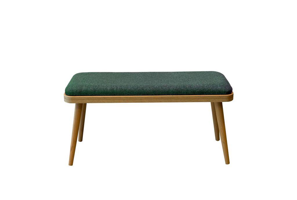 Hanah Home klupa Vina Mini 0701, 90x46x33 cm, zelena