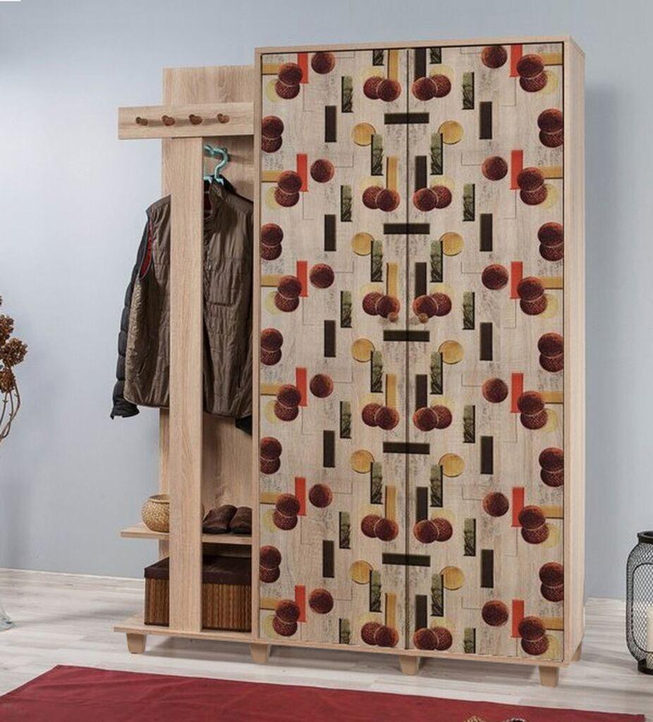Hanah Home Ormar Garmanto 135-520, 135x192x36 cm, Šareni