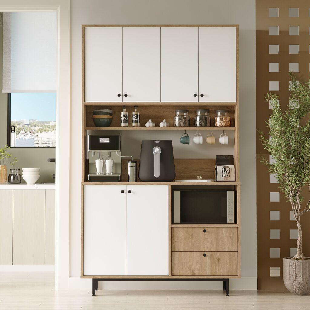 Hanah Home Komoda RE7-SW, 120x205x35,5 cm, Bijela