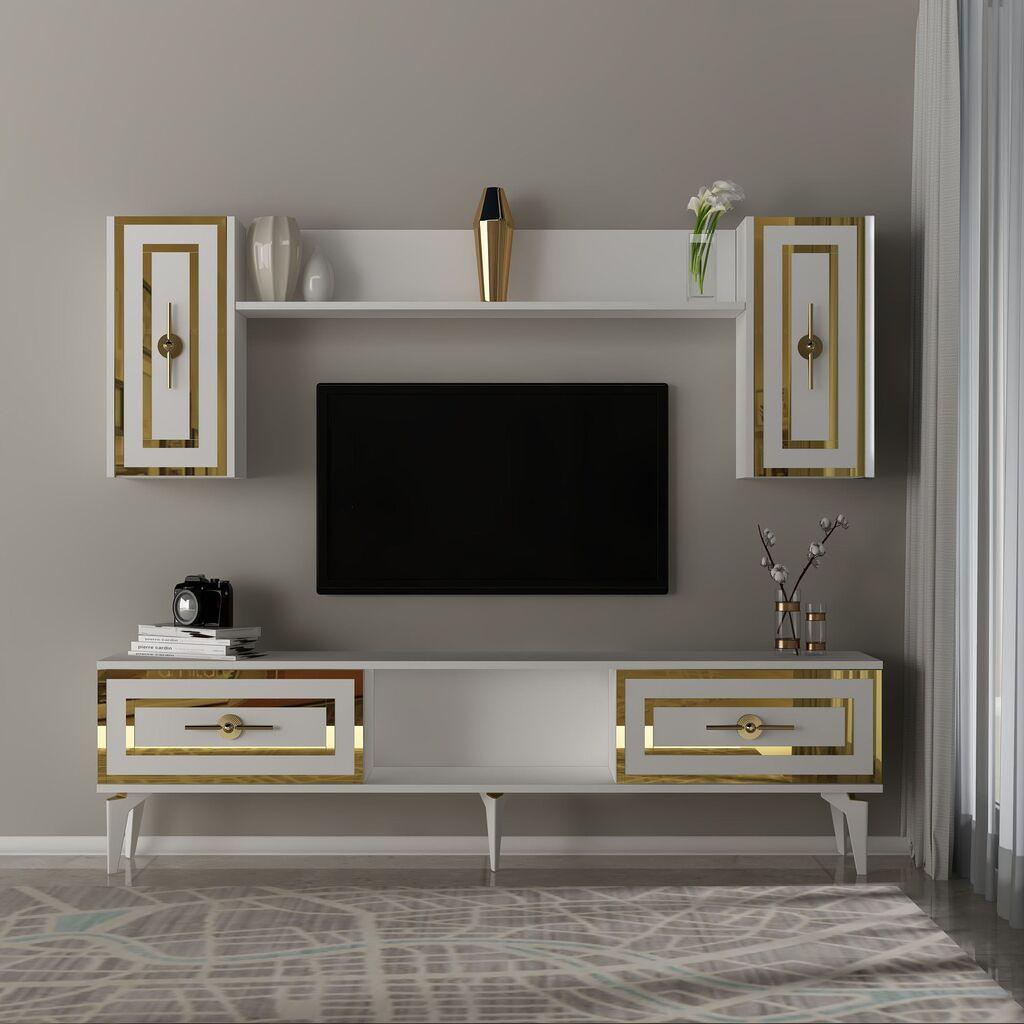 Hanah Home TV ormarić Violet, bijela