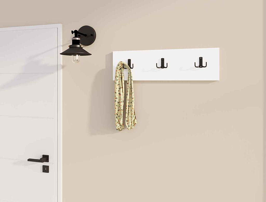 Hanah Home Zidna lampa Uclu, 36x12x1,8 cm, Bijela