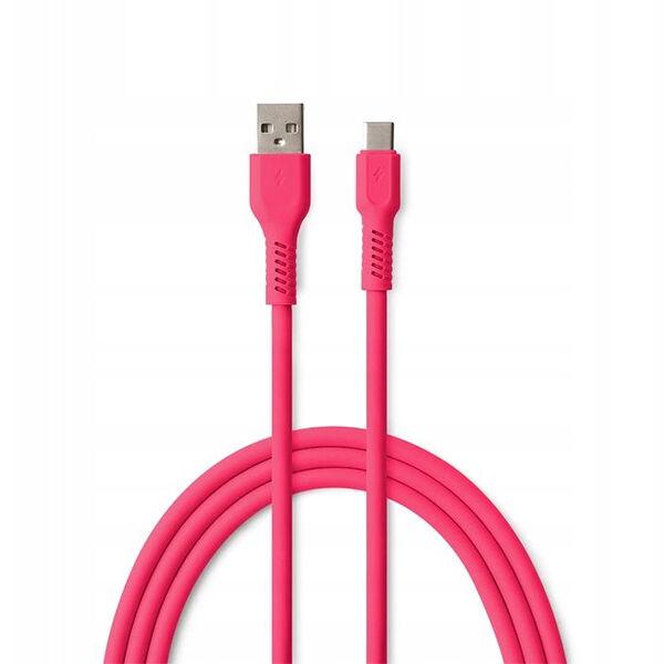 Colorum Kabl  USB-A USB-C 1.8m 3A CK60-AC-02 (Magenta) GSM178767
