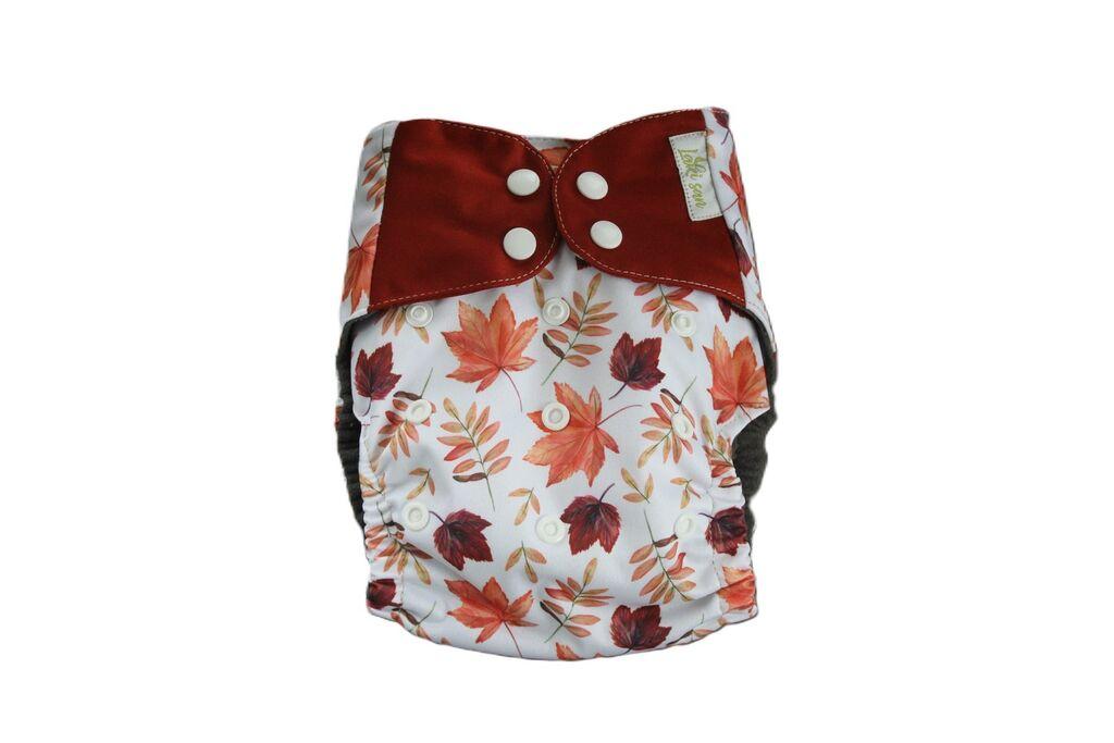 Laki San Kompletna Platnena Pelena Sa Umetkom, Unutra Siva, Nepromočivi Pul Crvena Jesen