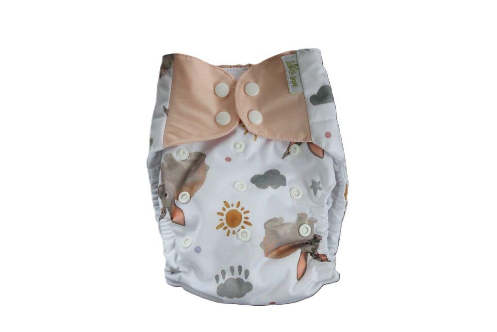 Laki San Kompletna Platnena Pelena Sa Umetkom, Unutra Bijela, Nepromočivi Pul Zečevi