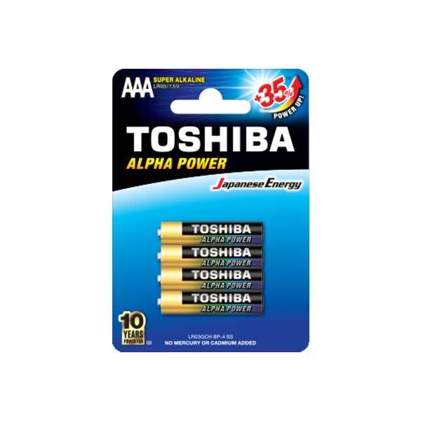 Toshiba Baterije alkalne  Alpha Power LR03G AAA 1.5V 4/1