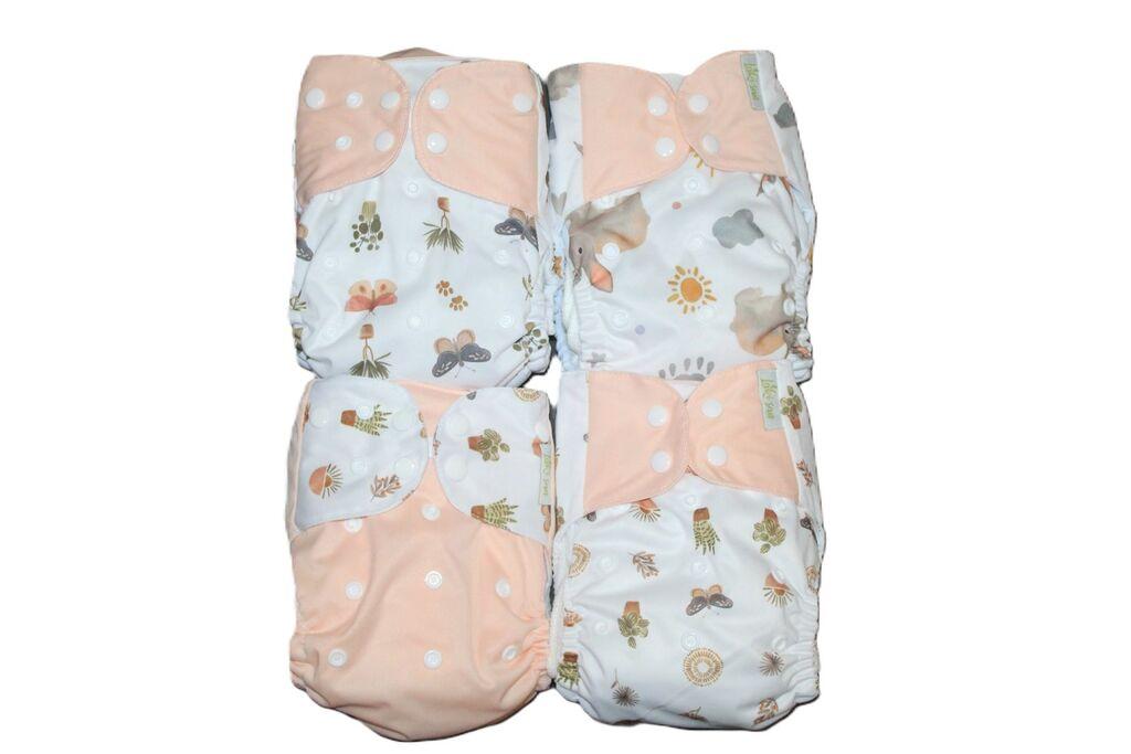 Laki San Paketić Bijeli 4 Pelene + 4 Umetka, Kajsija Leptirići I Cvjetići