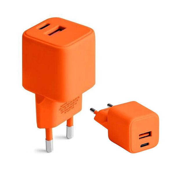 Punjač  USB-A USB-C PD 30W CLS30-AC-10 (Orange) GSM178776