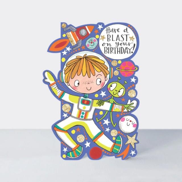 Rachel Ellen Čestitka Little Darlings - Have A Blast Spaceman