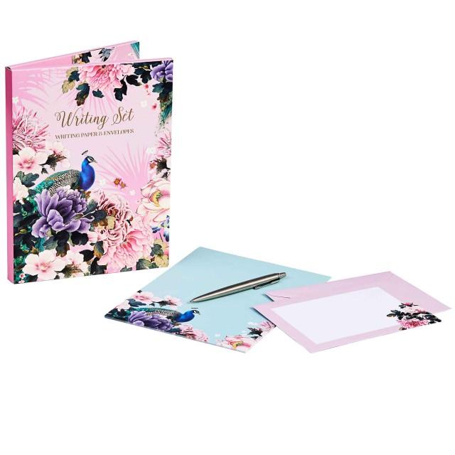 Violet Vio Set Sa Pismima Peacock