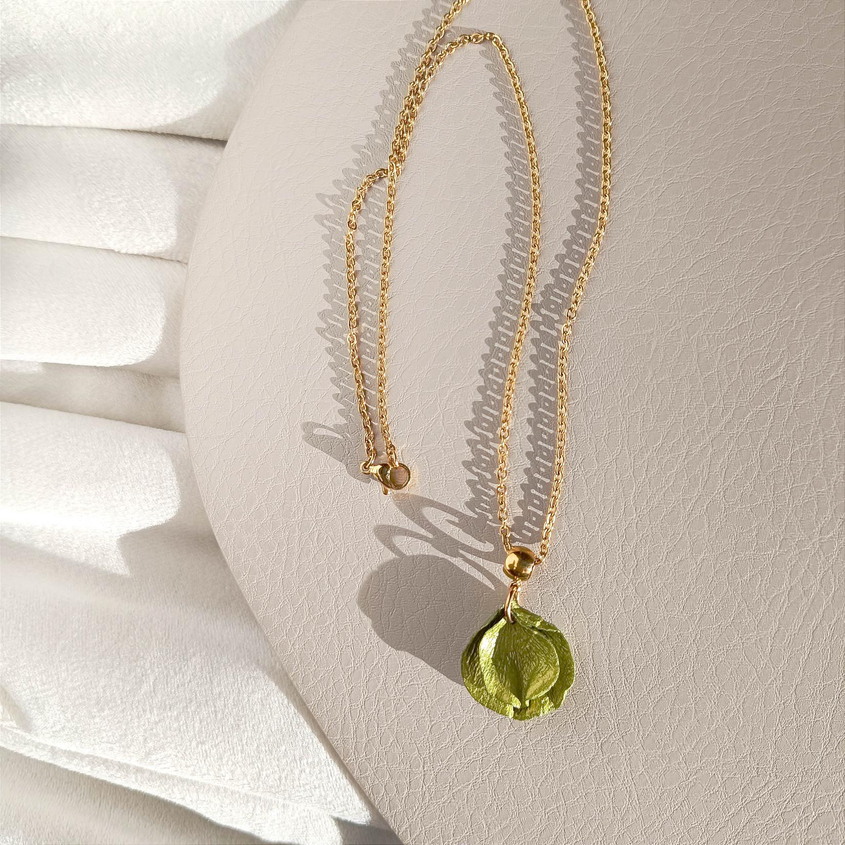 DOMIKI jewellery Ogrlica Zelene Latice