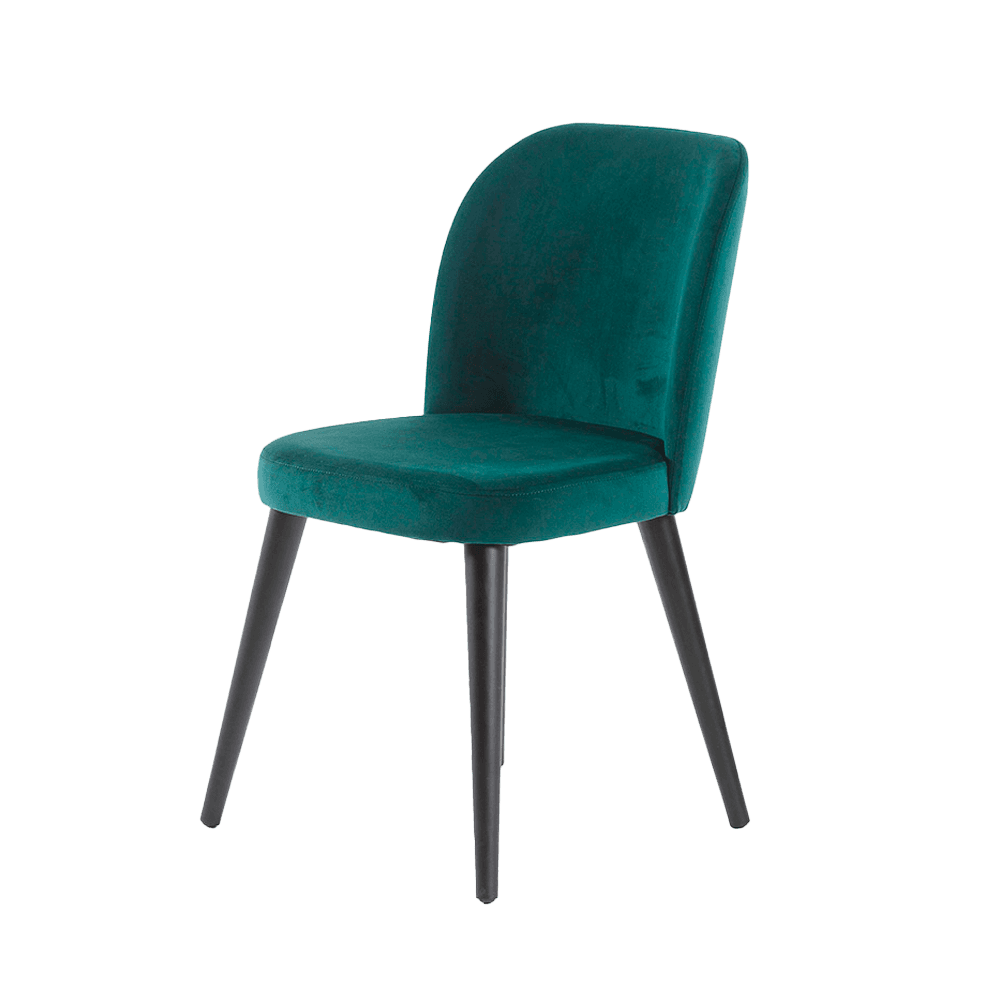 Stolica Elcorte Noge Crne Stof Helena 135 Tamno Zelena