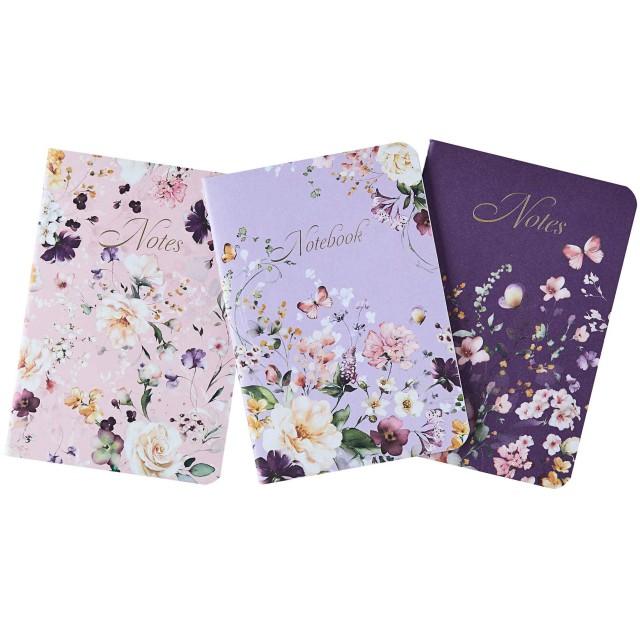 Violet Vio Set 3 Sveske A6 Fleur
