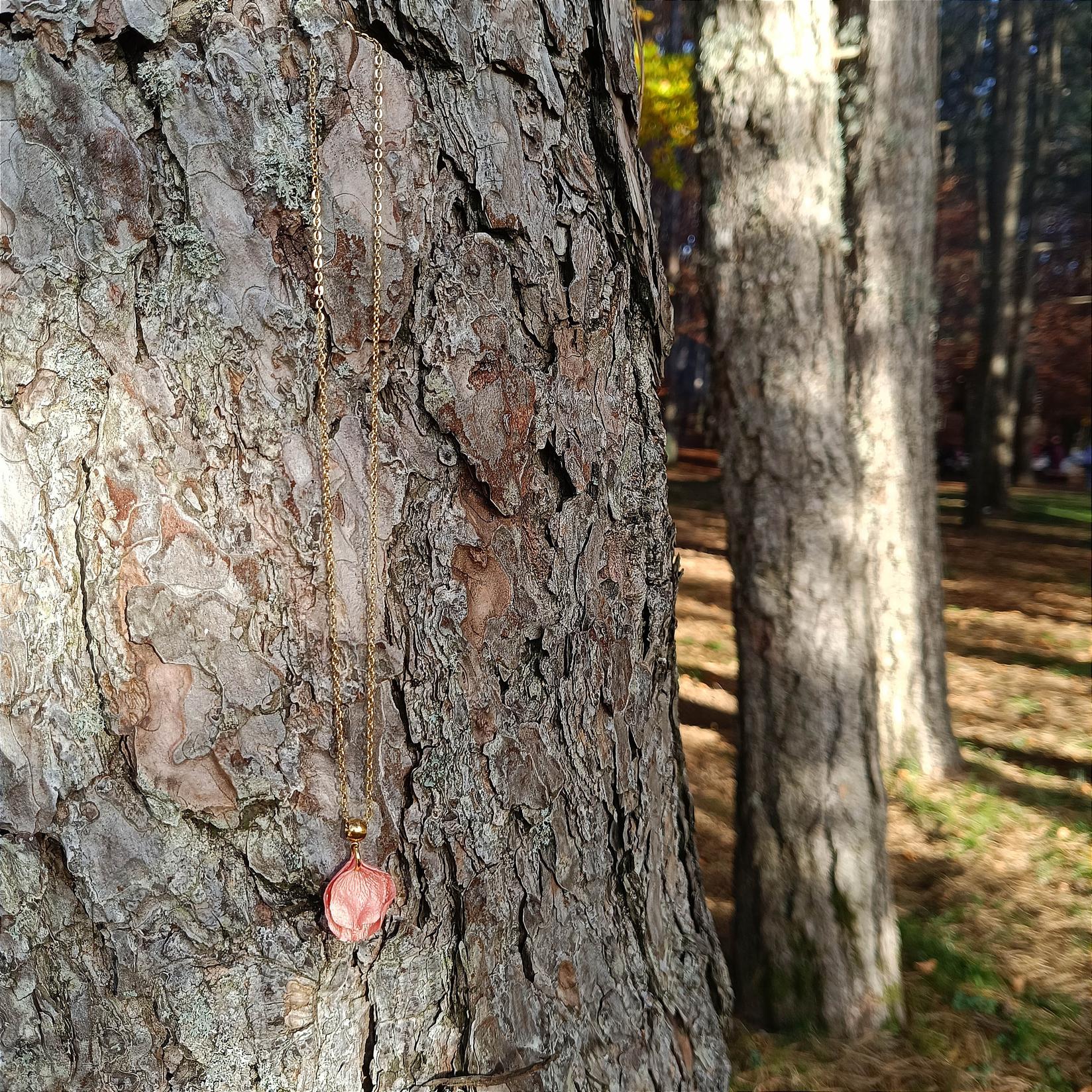 DOMIKI jewellery Ogrlica Roze Latice