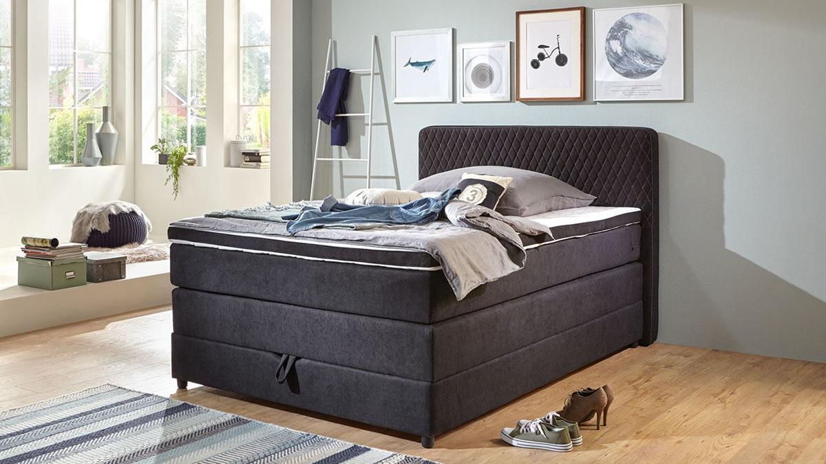 Boxspring Milano 200*120 Romeo 8021+Madrac Platno Tamzara 180Gr Bijelo