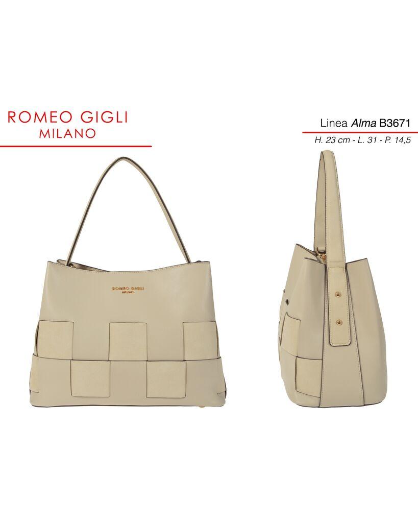 Romeo Gigli Ženska torba Alma B3671, Bež