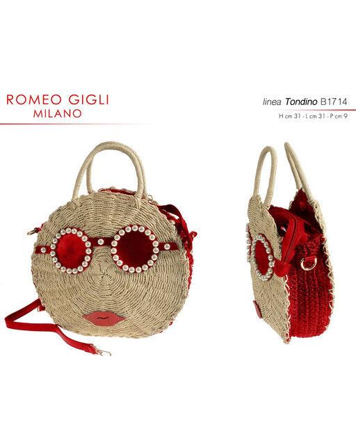 Romeo Gigli Ženska torba Tondino B1714, Bež-crvena