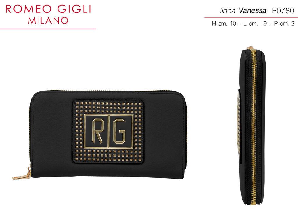 Romeo Gigli Ženski novčanik Vanessa Milano P0780, Crni