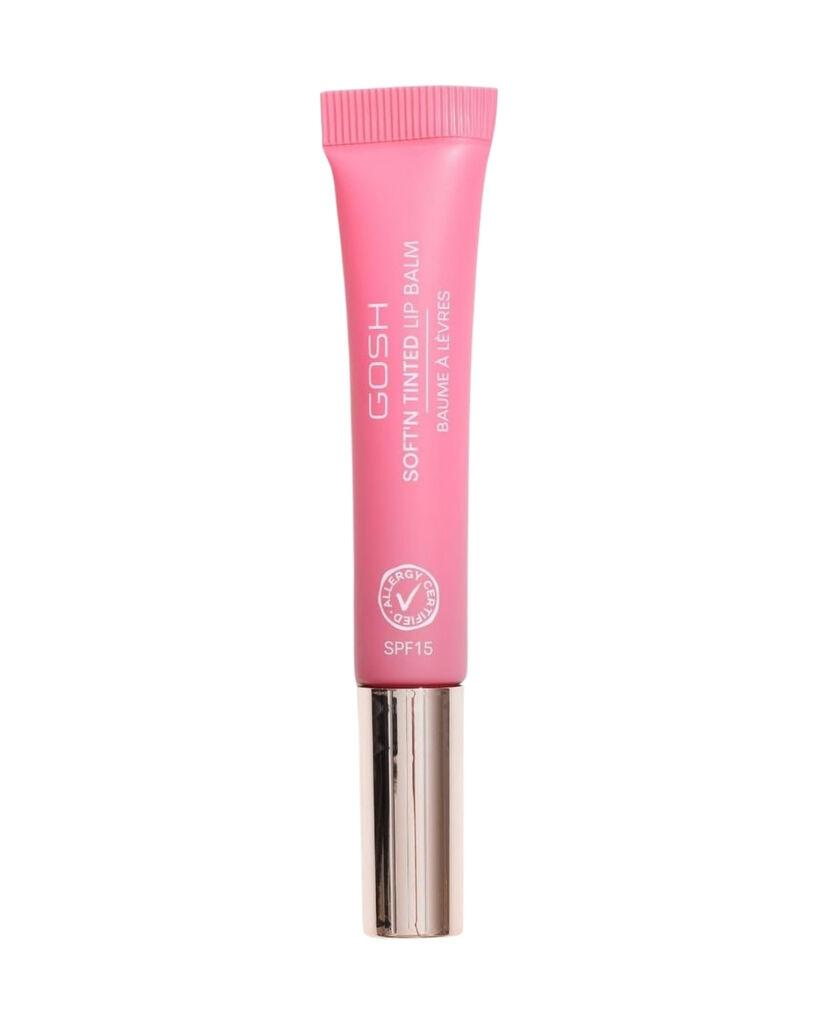 Gosh Sjaj za usne Soft'n Tinted Spf15, 005 Pink Rose