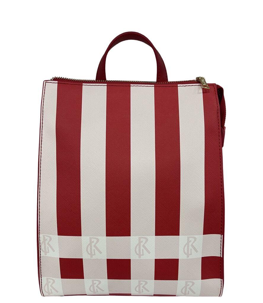 Romeo Gigli Ženska torba Allie Milano B2244, Crveno-bijela