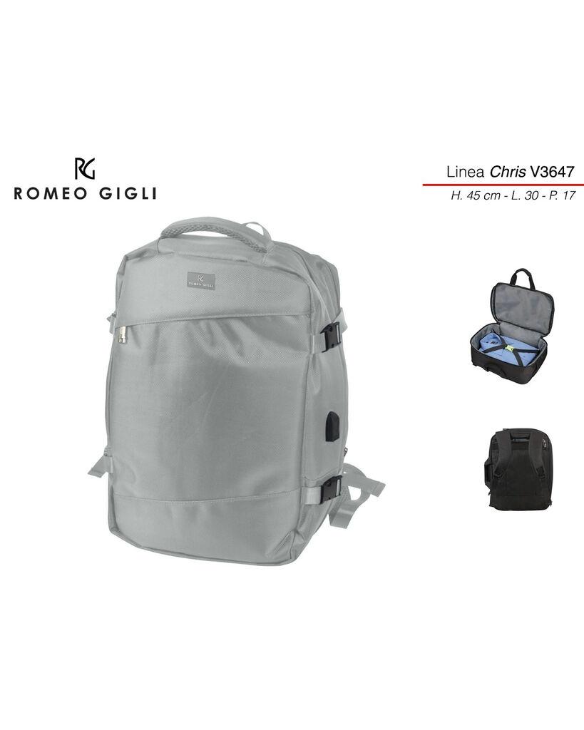 Romeo Gigli Ženski ranac Viaggio Multiuso V3647, Sivi