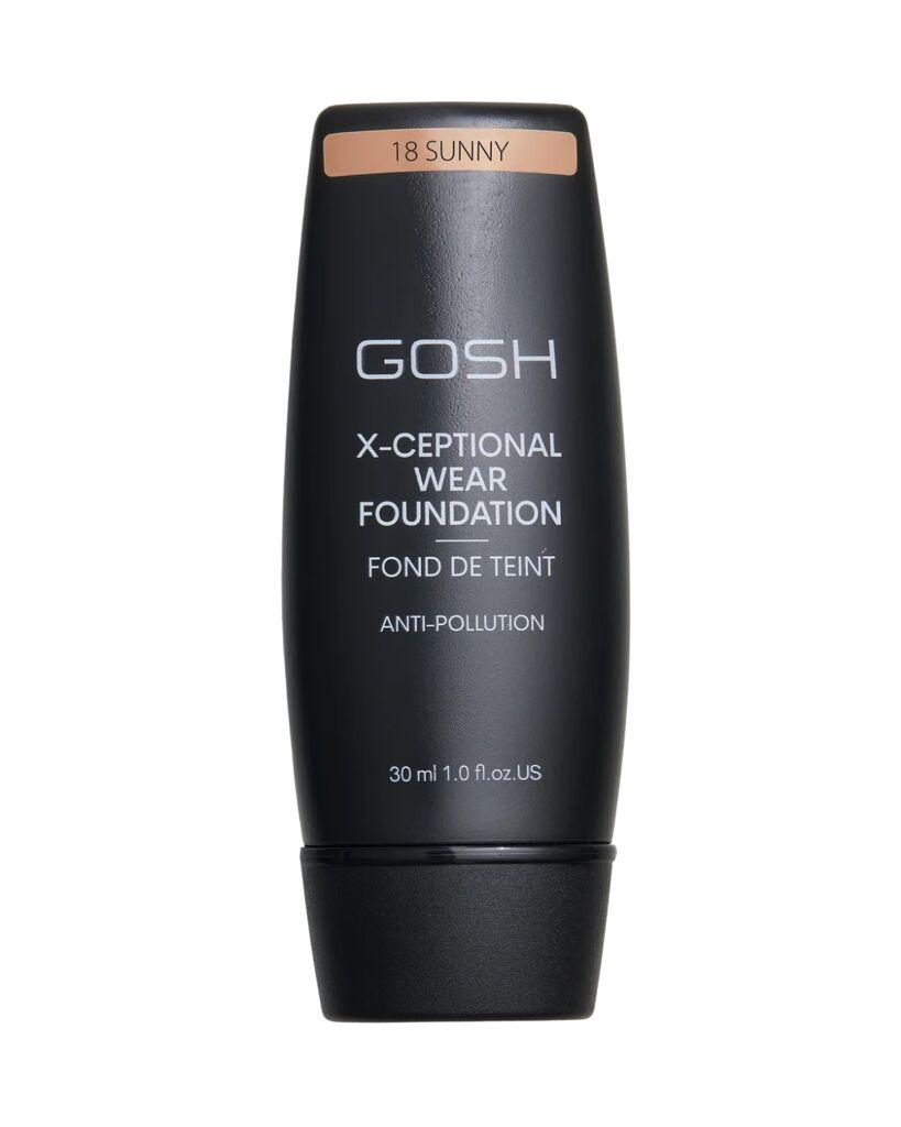 Gosh Tečni puder X-Ceptional, 18 Sunny, 35 ml