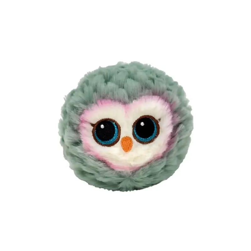 TY Plišana igračka  Loptica Sova Feathers 83085, 9 cm, Šarena