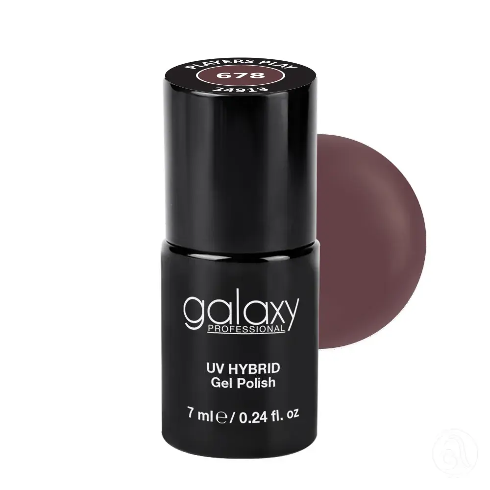 Galaxy Professional Trajni lak za nokte Hybrid Players Play S678, 7ml