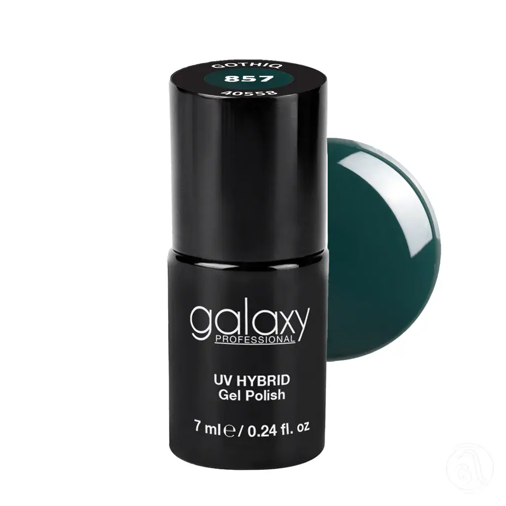Galaxy Professional Trajni lak za nokte UV/LED Gothiq S857, 7ml