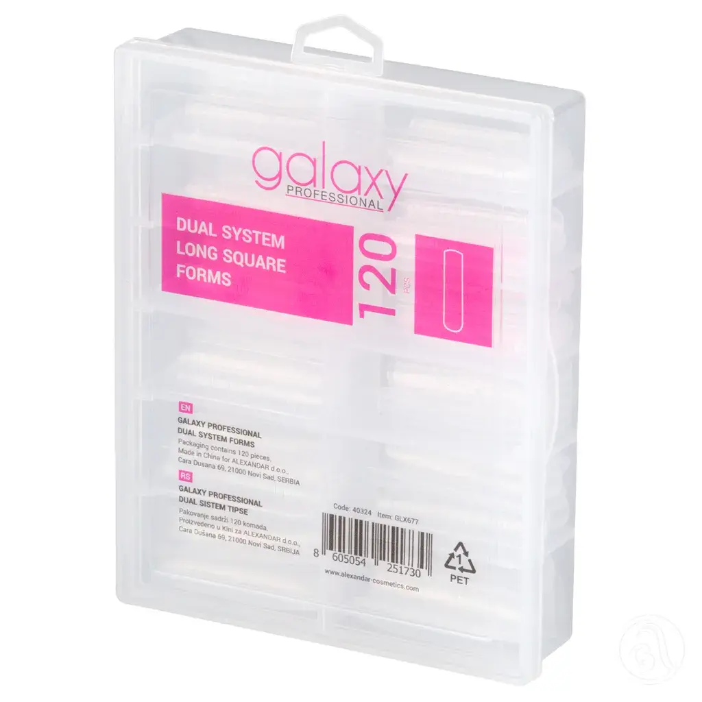 Galaxy Professional Dual tipse Long Square, 120 komada