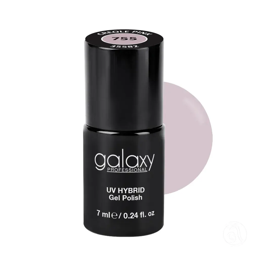 Galaxy Professional Trajni lak za nokte Hybrid Creole Pink S755, 7ml