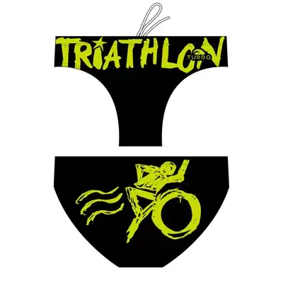 Turbo Muški Kupaći Triathlon Basic 1 0901-Negro/Amari - 3XL